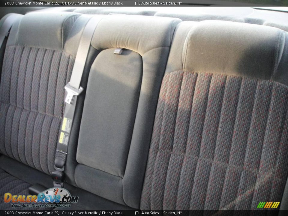 2003 Chevrolet Monte Carlo SS Galaxy Silver Metallic / Ebony Black Photo #16