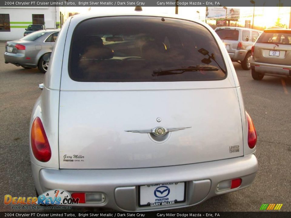 2004 Chrysler PT Cruiser Limited Turbo Bright Silver Metallic / Dark Slate Gray Photo #4