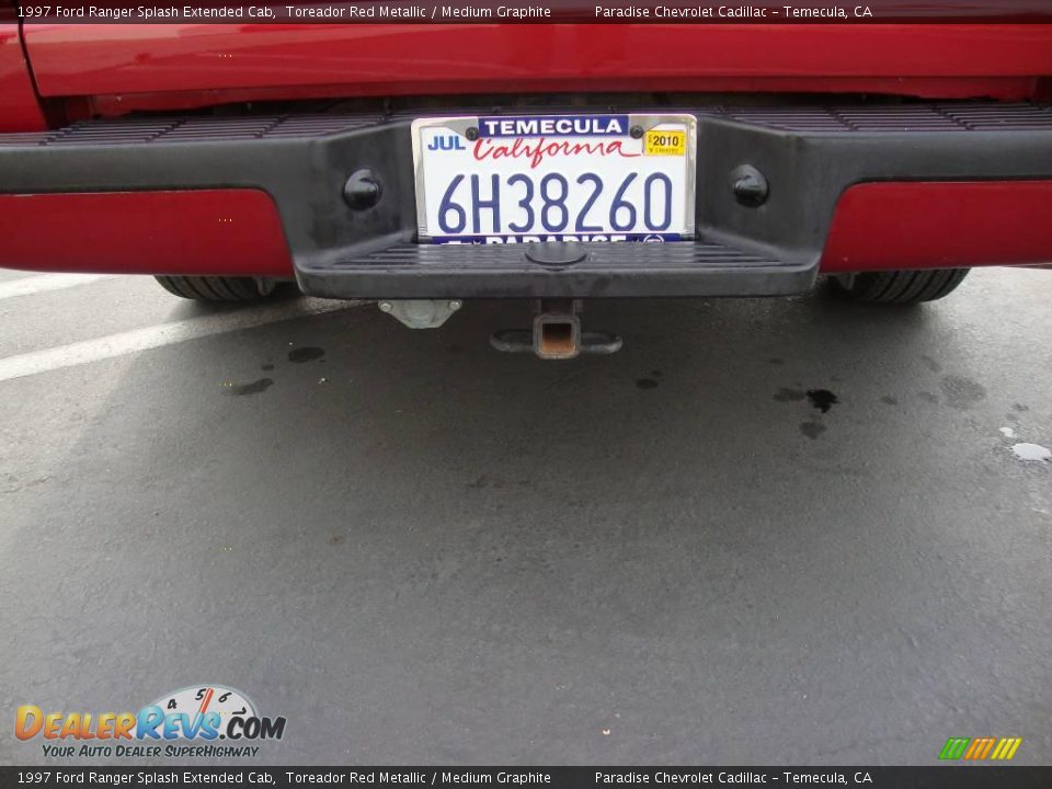 1997 Ford Ranger Splash Extended Cab Toreador Red Metallic / Medium Graphite Photo #28