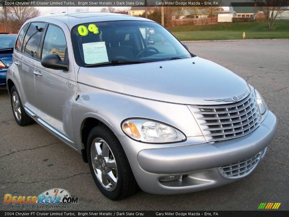 2004 Chrysler PT Cruiser Limited Turbo Bright Silver Metallic / Dark Slate Gray Photo #7