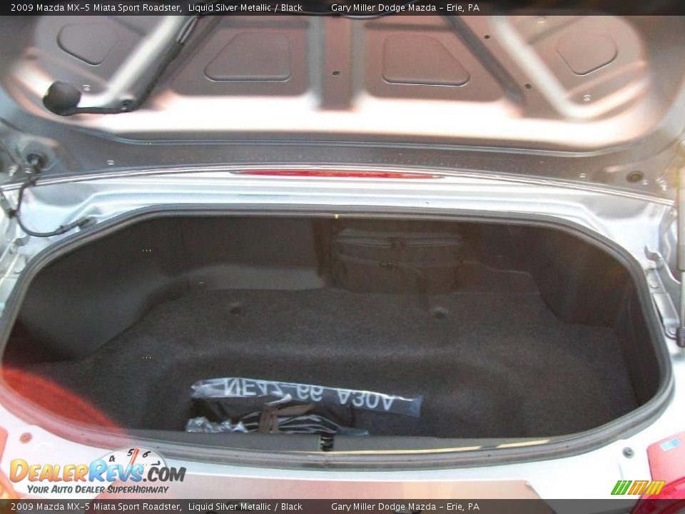 2009 Mazda MX-5 Miata Sport Roadster Liquid Silver Metallic / Black Photo #5