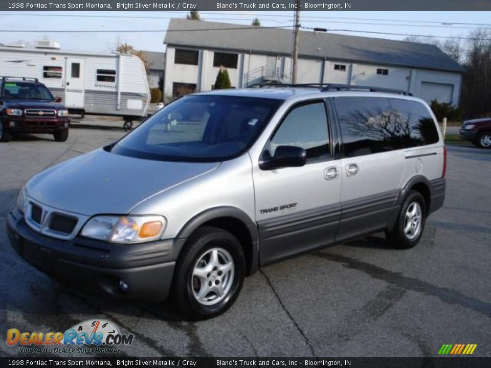1998 Pontiac Trans Sport Montana Bright Silver Metallic / Gray Photo #1