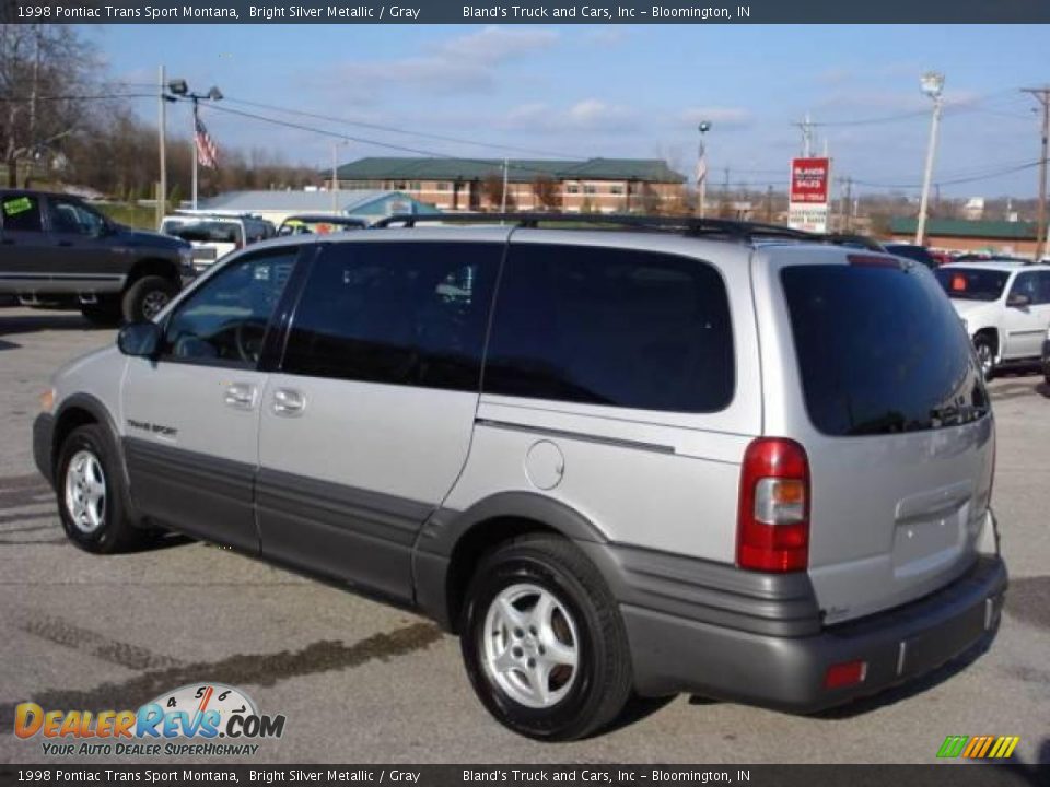 1998 Pontiac Trans Sport Montana Bright Silver Metallic / Gray Photo #3