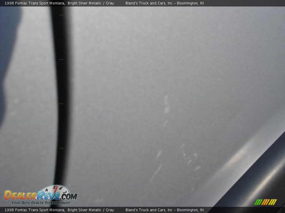 1998 Pontiac Trans Sport Montana Bright Silver Metallic / Gray Photo #12