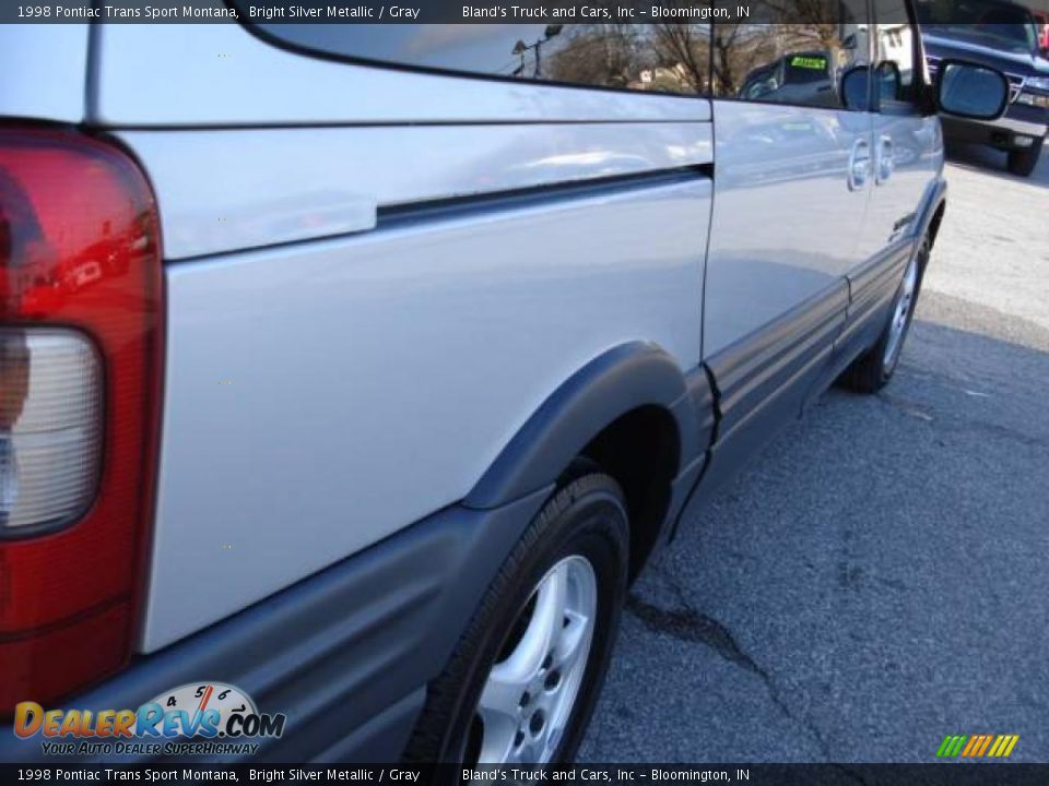 1998 Pontiac Trans Sport Montana Bright Silver Metallic / Gray Photo #14