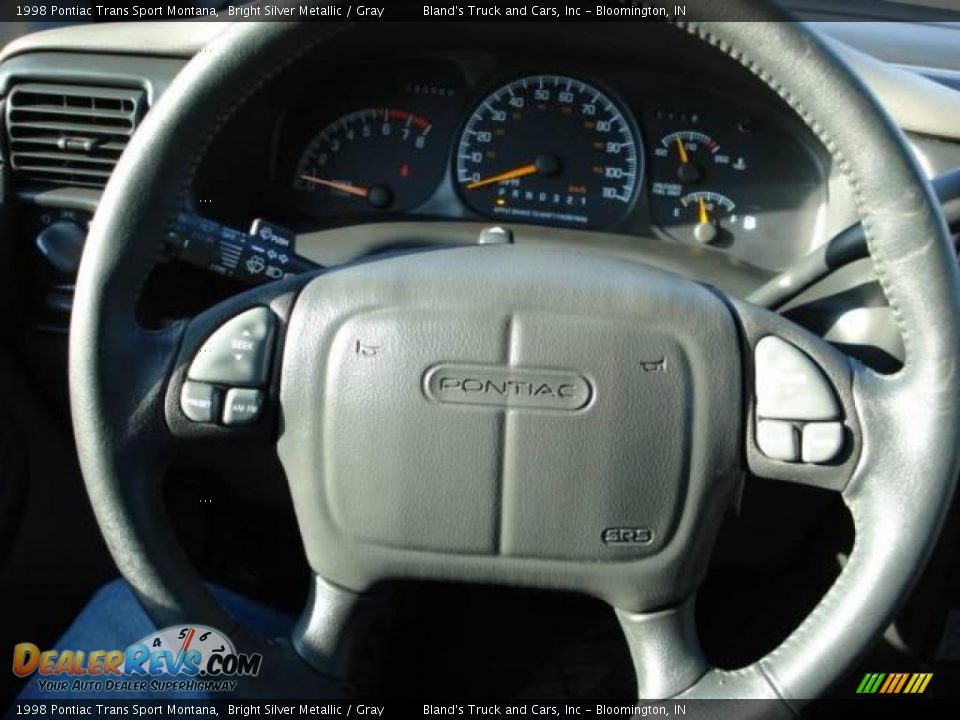 1998 Pontiac Trans Sport Montana Bright Silver Metallic / Gray Photo #19
