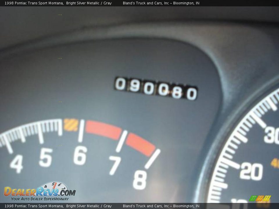 1998 Pontiac Trans Sport Montana Bright Silver Metallic / Gray Photo #20