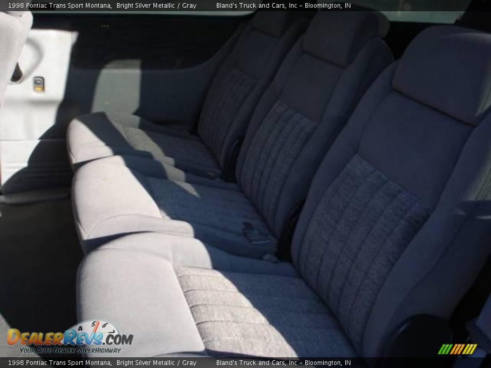 1998 Pontiac Trans Sport Montana Bright Silver Metallic / Gray Photo #26