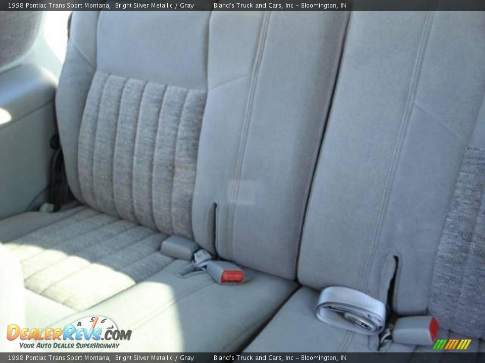 1998 Pontiac Trans Sport Montana Bright Silver Metallic / Gray Photo #27
