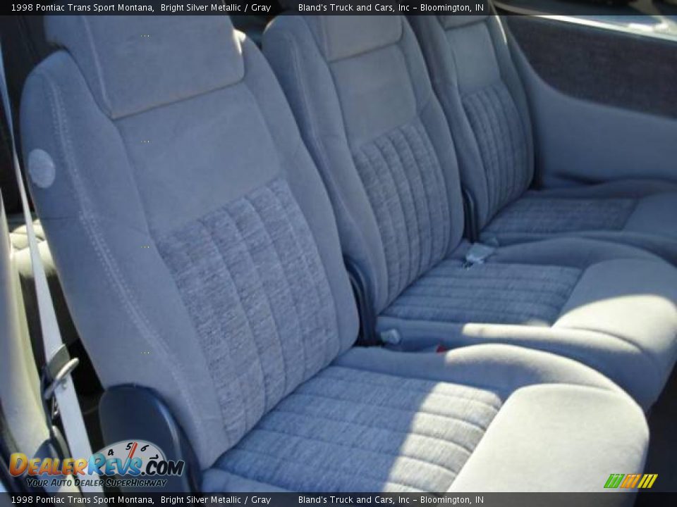 1998 Pontiac Trans Sport Montana Bright Silver Metallic / Gray Photo #31
