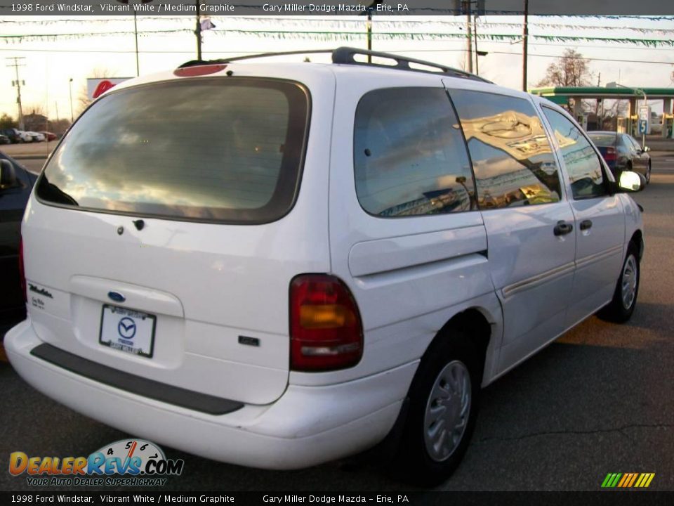 1998 Ford Windstar Vibrant White / Medium Graphite Photo #6