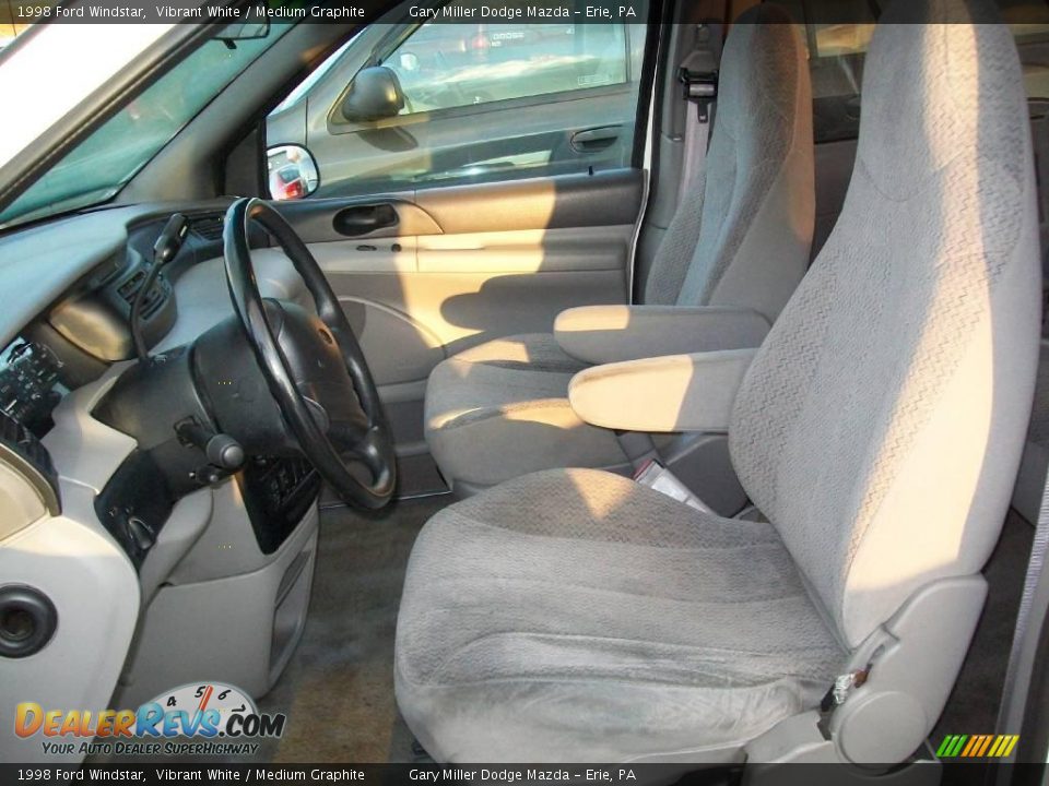 1998 Ford Windstar Vibrant White / Medium Graphite Photo #12