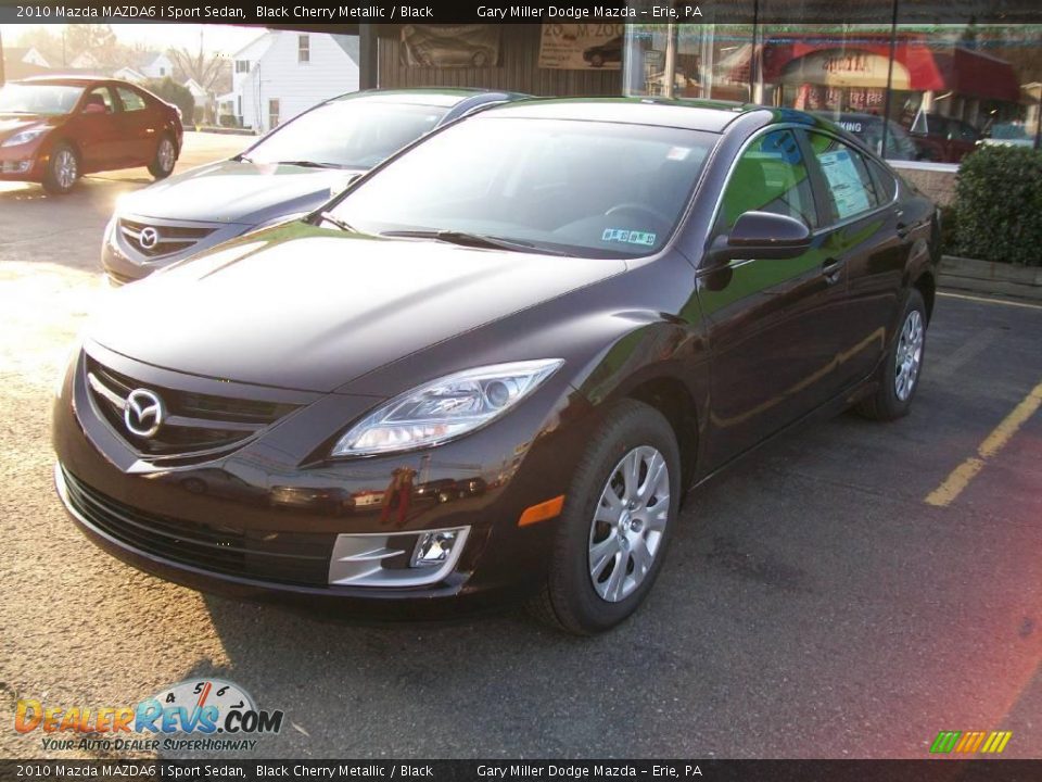 2010 Mazda MAZDA6 i Sport Sedan Black Cherry Metallic / Black Photo #1