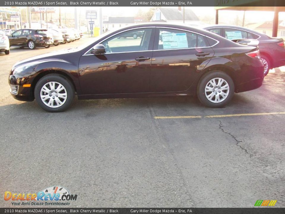 2010 Mazda MAZDA6 i Sport Sedan Black Cherry Metallic / Black Photo #2