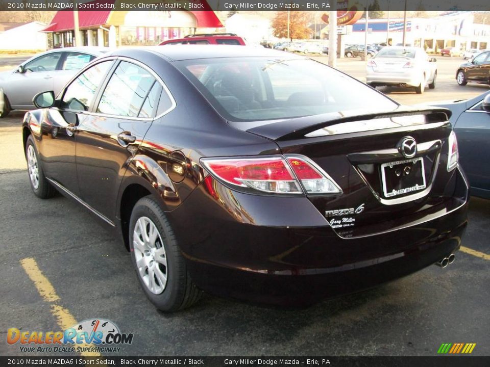 2010 Mazda MAZDA6 i Sport Sedan Black Cherry Metallic / Black Photo #3