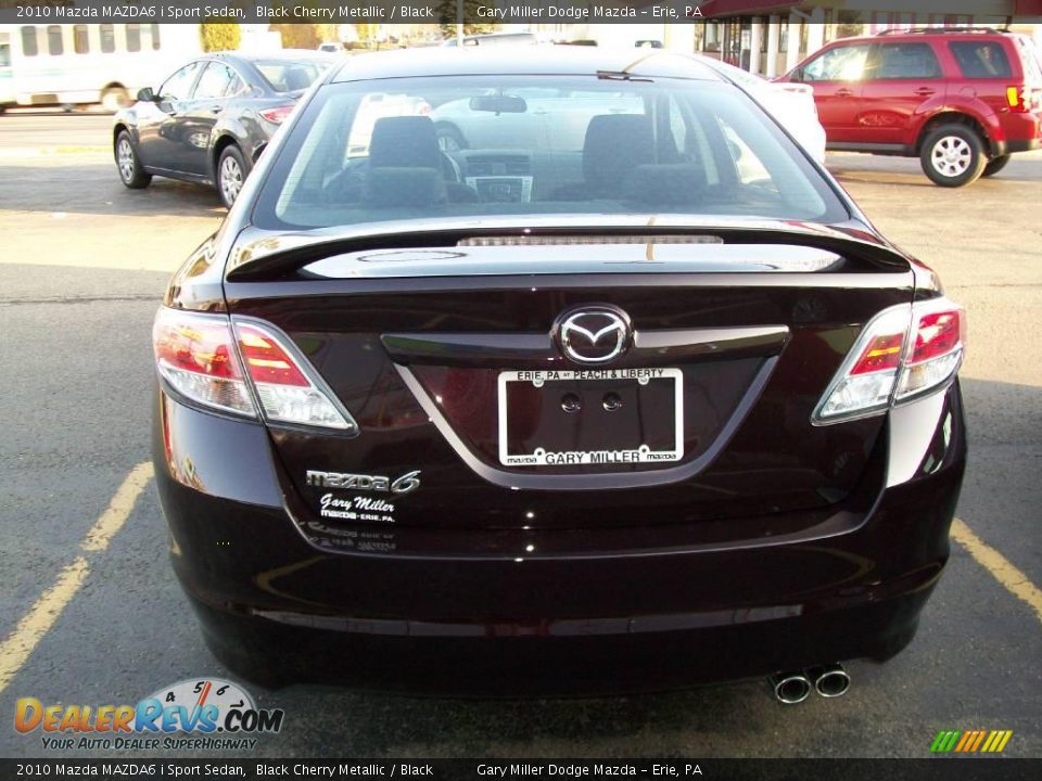 2010 Mazda MAZDA6 i Sport Sedan Black Cherry Metallic / Black Photo #4