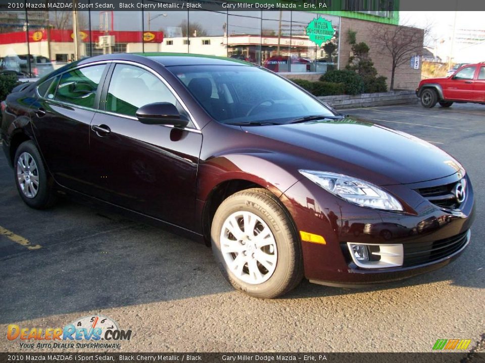 2010 Mazda MAZDA6 i Sport Sedan Black Cherry Metallic / Black Photo #7