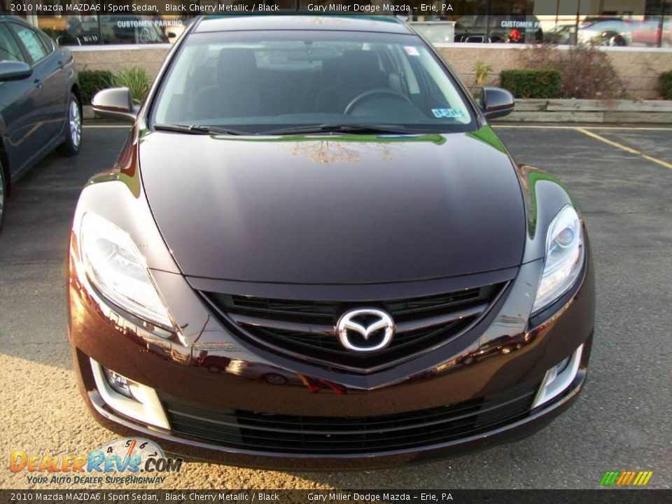2010 Mazda MAZDA6 i Sport Sedan Black Cherry Metallic / Black Photo #9
