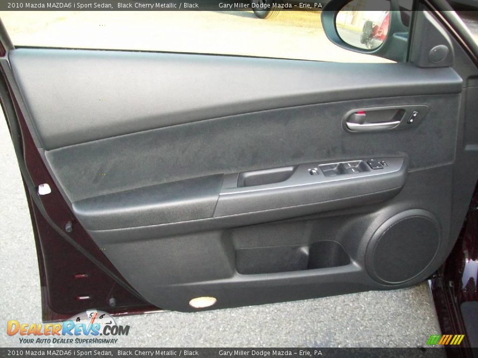 2010 Mazda MAZDA6 i Sport Sedan Black Cherry Metallic / Black Photo #11