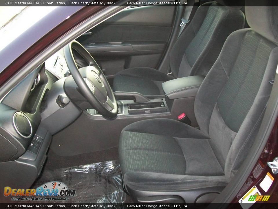 2010 Mazda MAZDA6 i Sport Sedan Black Cherry Metallic / Black Photo #12