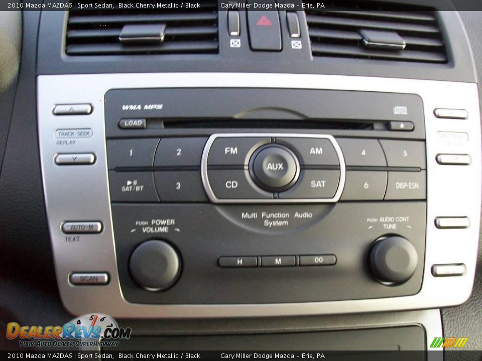 2010 Mazda MAZDA6 i Sport Sedan Black Cherry Metallic / Black Photo #14