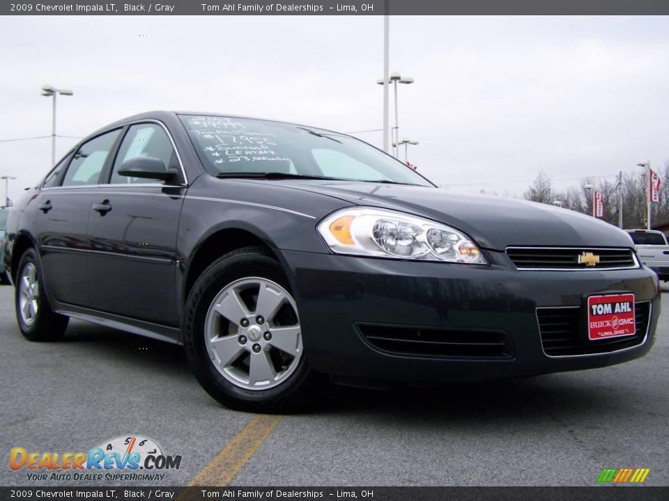 2009 Chevrolet Impala LT Black / Gray Photo #1