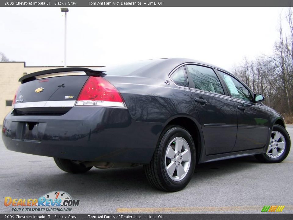 2009 Chevrolet Impala LT Black / Gray Photo #7