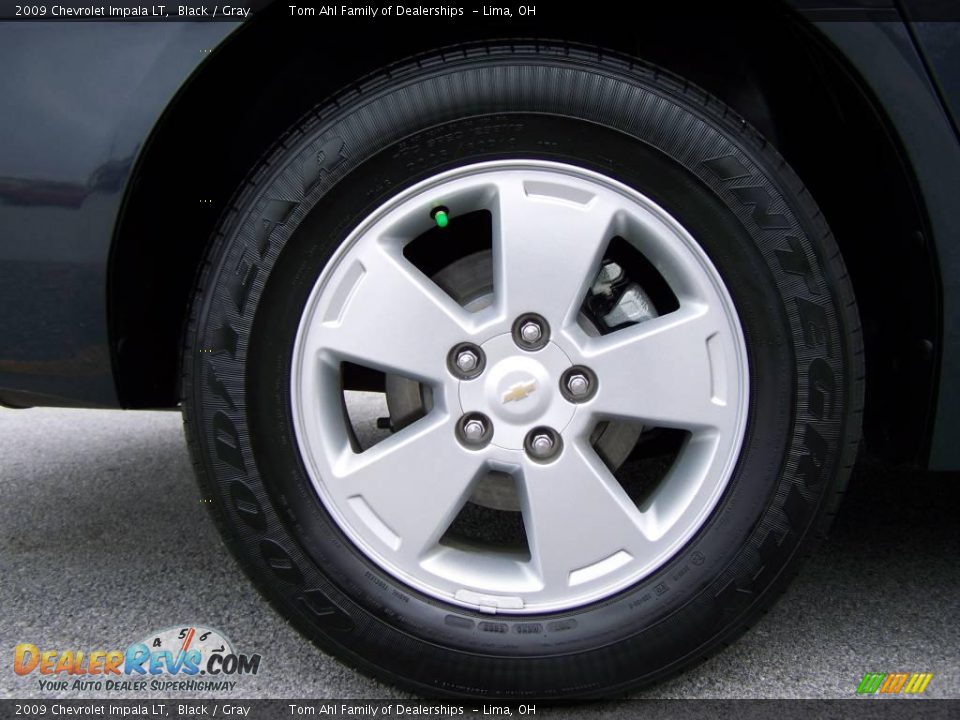 2009 Chevrolet Impala LT Black / Gray Photo #8