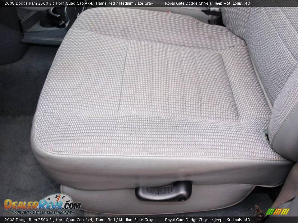 2008 Dodge Ram 2500 Big Horn Quad Cab 4x4 Flame Red / Medium Slate Gray Photo #16