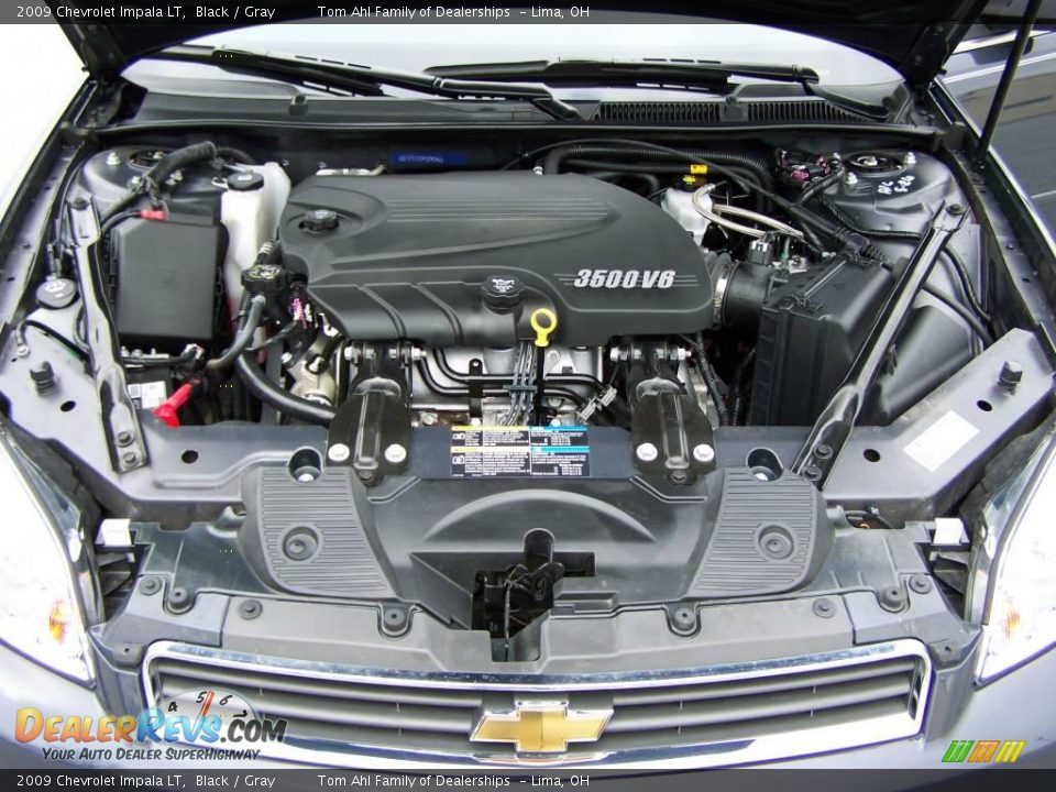 2009 Chevrolet Impala LT Black / Gray Photo #17