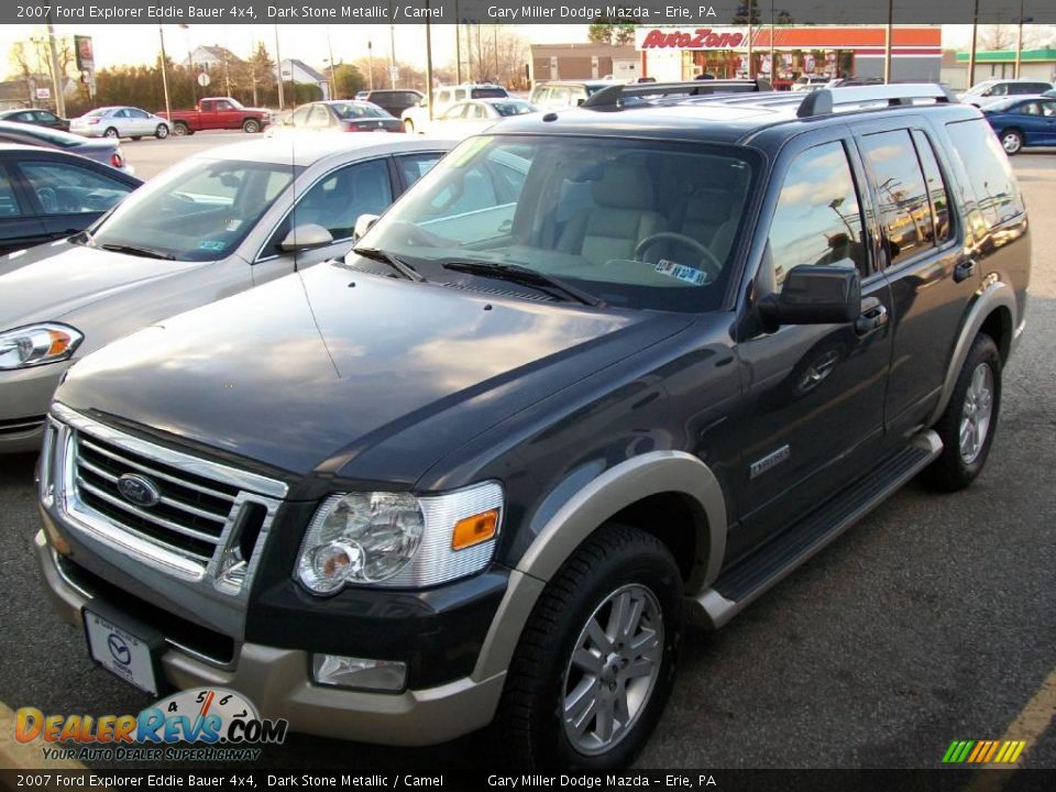 2007 Ford Explorer Eddie Bauer 4x4 Dark Stone Metallic / Camel Photo #1