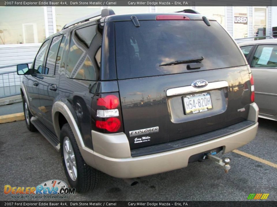 2007 Ford Explorer Eddie Bauer 4x4 Dark Stone Metallic / Camel Photo #2