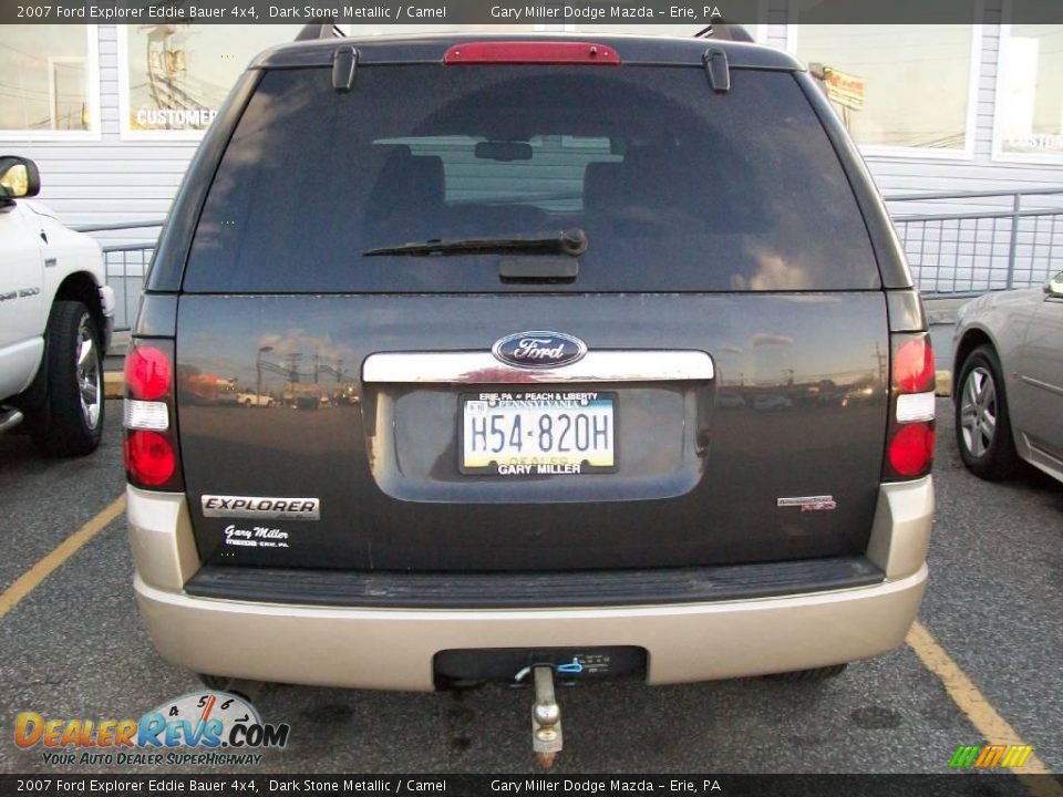 2007 Ford Explorer Eddie Bauer 4x4 Dark Stone Metallic / Camel Photo #3