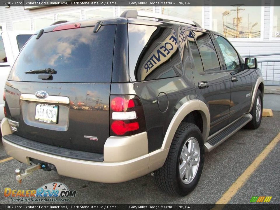2007 Ford Explorer Eddie Bauer 4x4 Dark Stone Metallic / Camel Photo #5