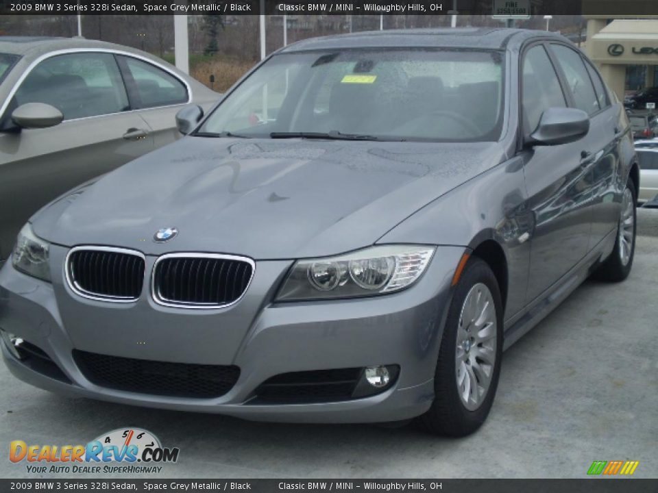 2009 BMW 3 Series 328i Sedan Space Grey Metallic / Black Photo #1