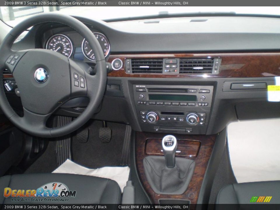 2009 BMW 3 Series 328i Sedan Space Grey Metallic / Black Photo #3