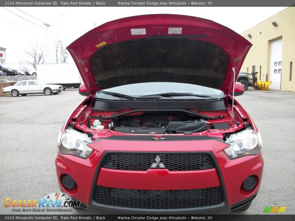 2010 Mitsubishi Outlander ES Rally Red Metallic / Black Photo #20