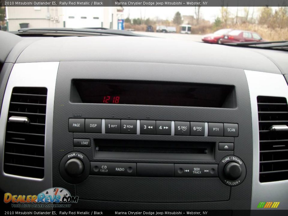 2010 Mitsubishi Outlander ES Rally Red Metallic / Black Photo #25