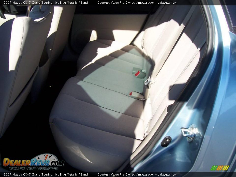 2007 Mazda CX-7 Grand Touring Icy Blue Metallic / Sand Photo #9