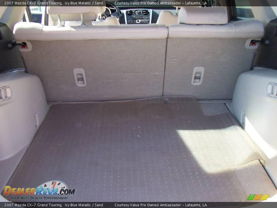 2007 Mazda CX-7 Grand Touring Icy Blue Metallic / Sand Photo #12