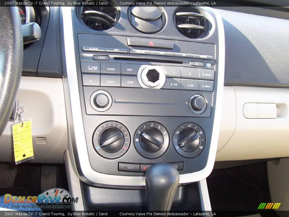 2007 Mazda CX-7 Grand Touring Icy Blue Metallic / Sand Photo #15