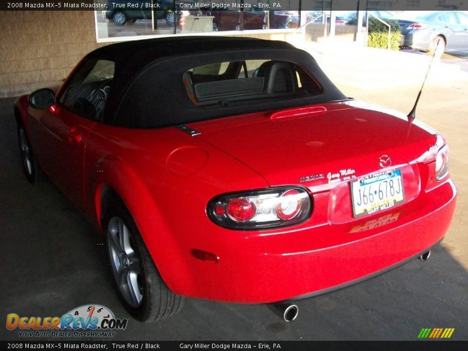 2008 Mazda MX-5 Miata Roadster True Red / Black Photo #2