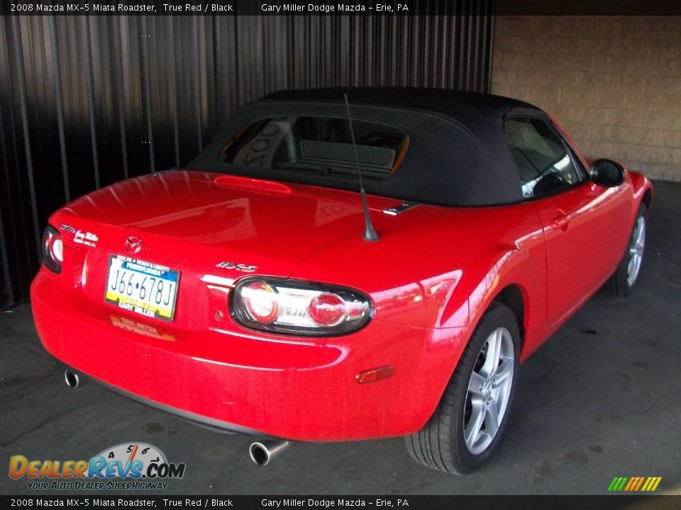 2008 Mazda MX-5 Miata Roadster True Red / Black Photo #5