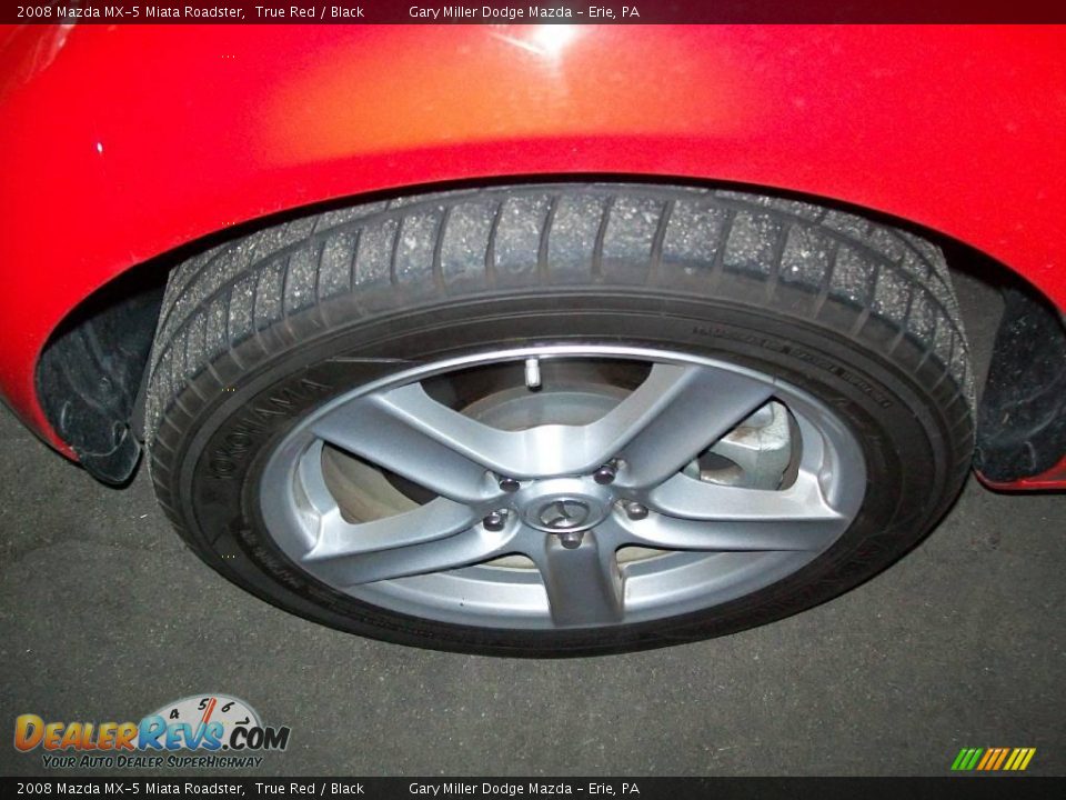 2008 Mazda MX-5 Miata Roadster True Red / Black Photo #9