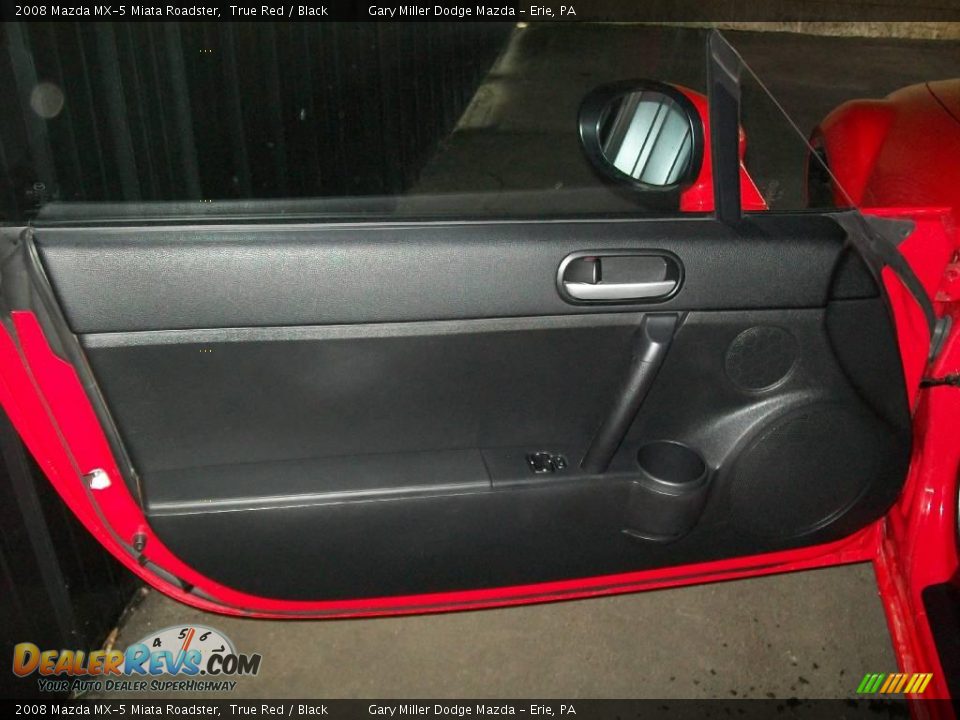 2008 Mazda MX-5 Miata Roadster True Red / Black Photo #10