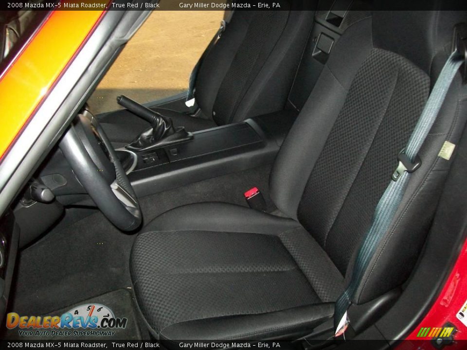 2008 Mazda MX-5 Miata Roadster True Red / Black Photo #13