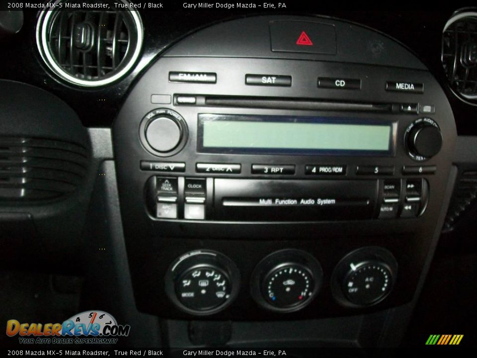 2008 Mazda MX-5 Miata Roadster True Red / Black Photo #14