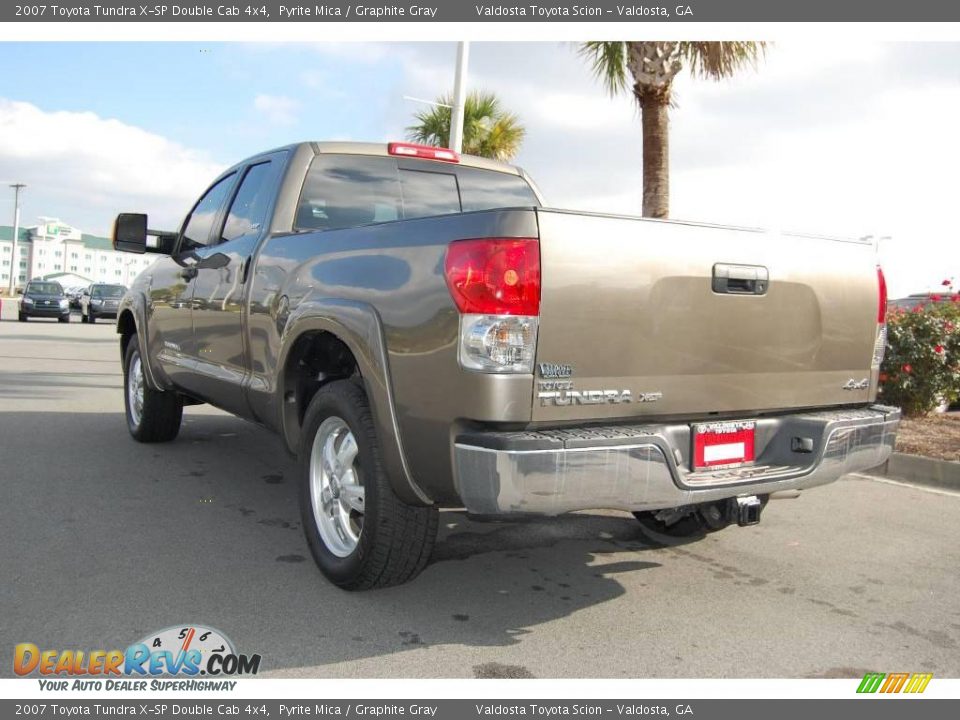 2007 Toyota Tundra X-SP Double Cab 4x4 Pyrite Mica / Graphite Gray Photo #5