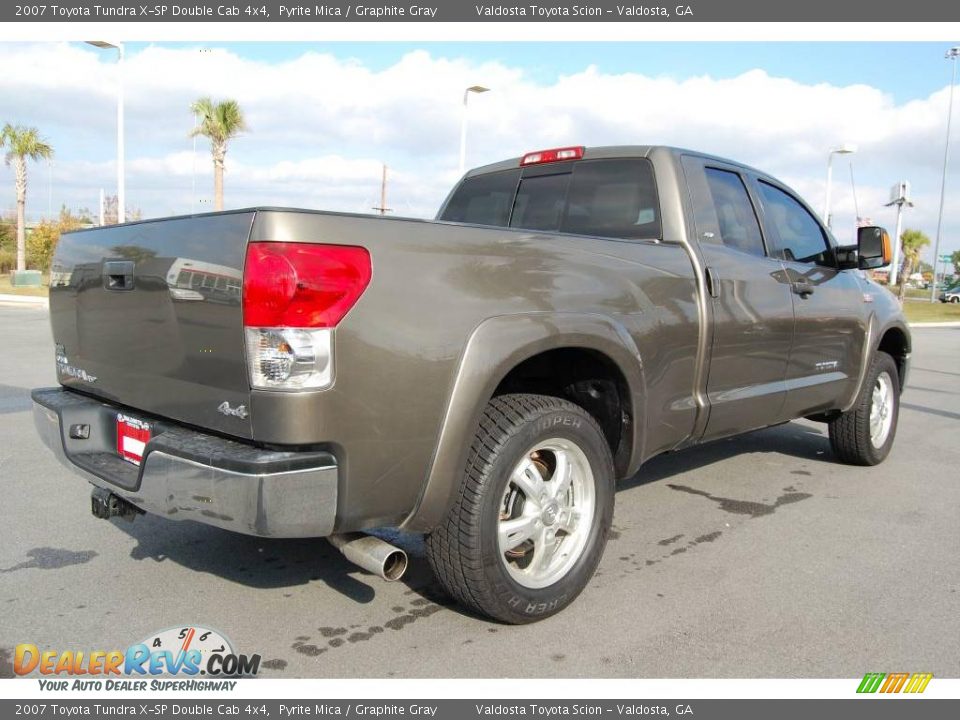 2007 Toyota Tundra X-SP Double Cab 4x4 Pyrite Mica / Graphite Gray Photo #7