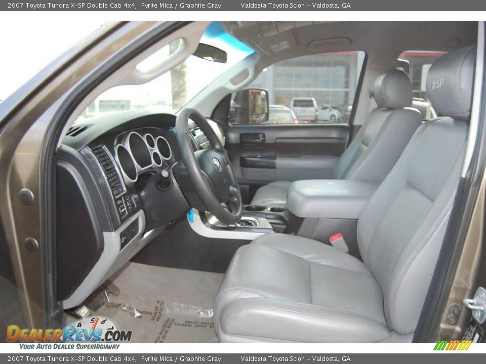 2007 Toyota Tundra X-SP Double Cab 4x4 Pyrite Mica / Graphite Gray Photo #9